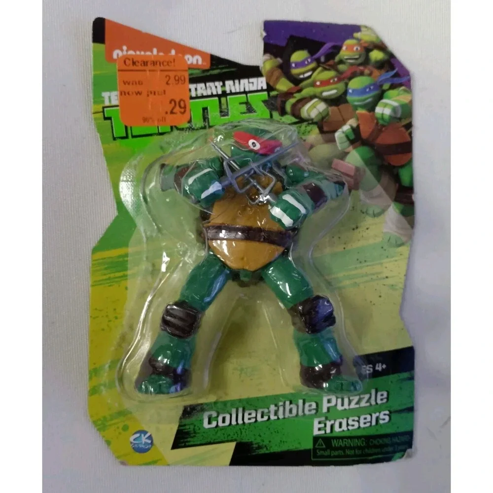 Teenage Mutant‎ Ninja Turtle Collectible Puzzle Erasers Donatello STILL SEALED